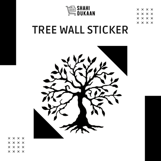 Wooden Tree Wall Sticker